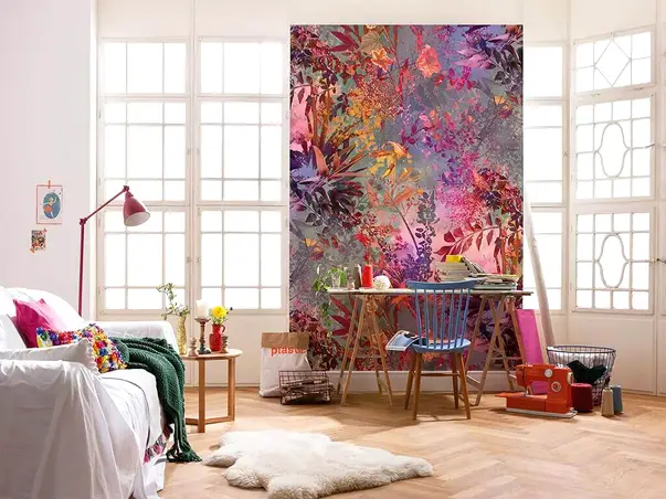 fototapet floral wild garden