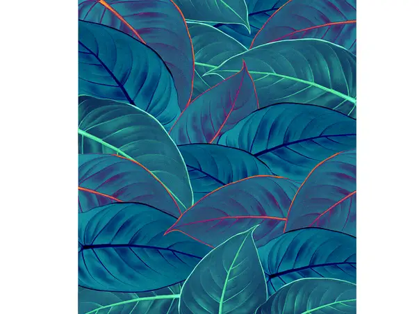 fototapet foliage komar