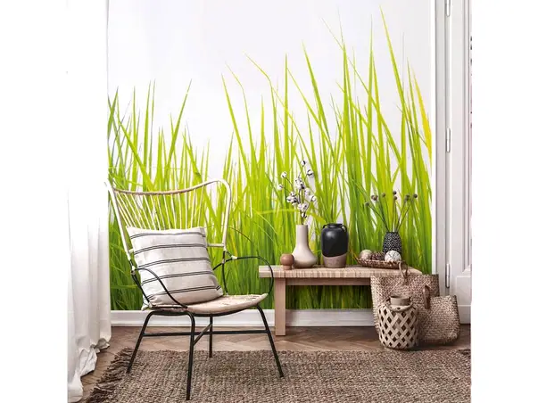 fototapet high grass wg model iarba verde 240 260 cm