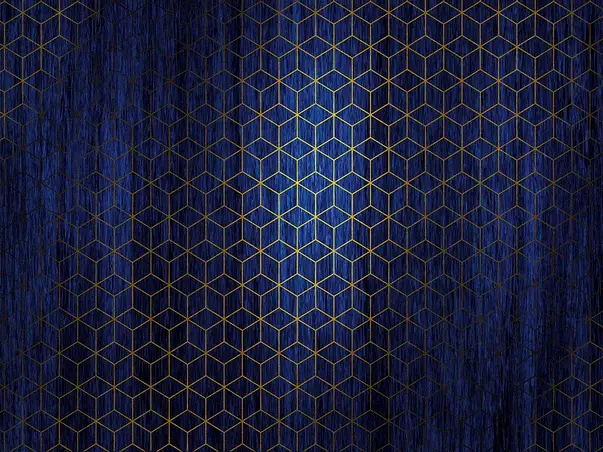 fototapet komar mystique bleu