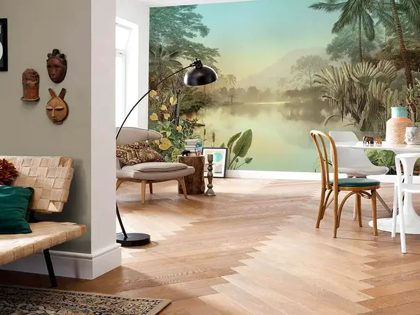 fototapet lac tropical