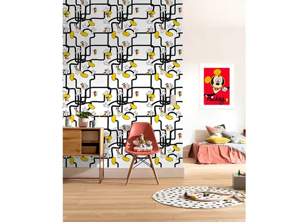 fototapet mickey mouse foot labyrinth