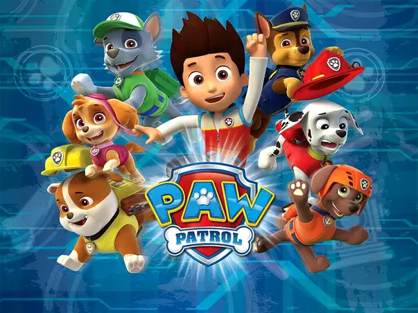fototapet patrula catelusilor paw patrol