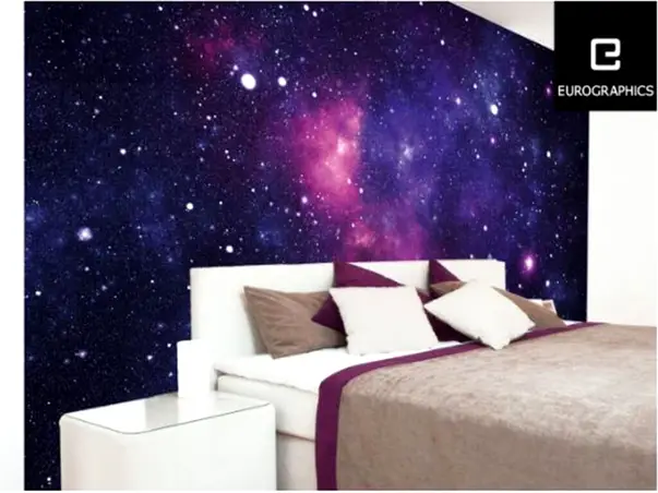 fototapet peisaj galaxia