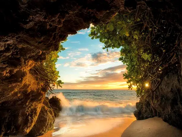 fototapet peisaj hide out komar