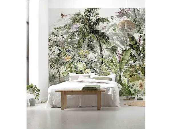 fototapet peisaj jungla komar birds in the jungle