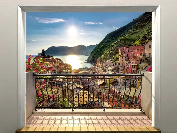 fototapet peisaj mare vernazza