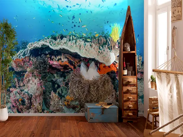 fototapet peisaj marin komar coral reef