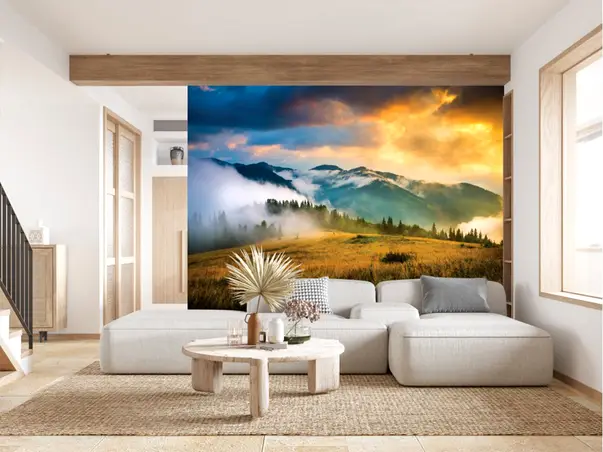 fototapet peisaj montan