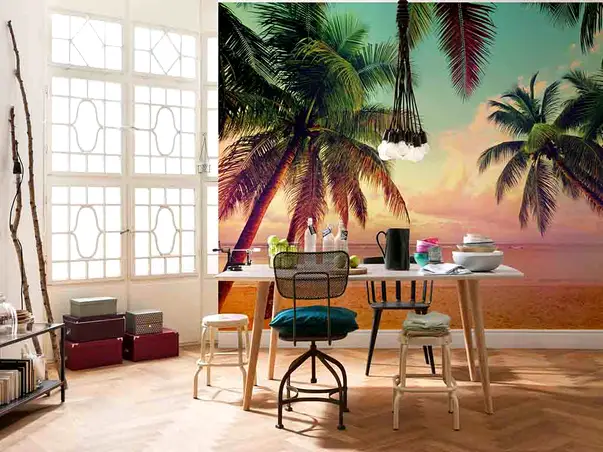 fototapet peisaj palmieri Miami