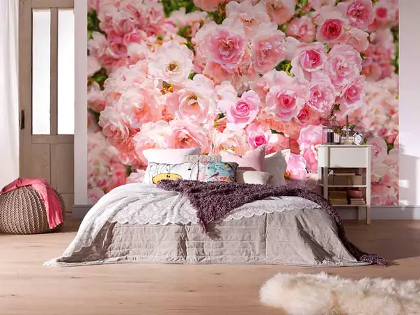 fototapet peisaj rosa