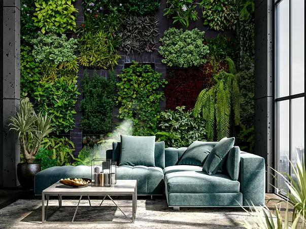 fototapet plante verzi Erismann hanging garden