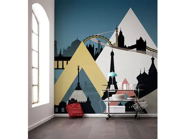fototapet sightseeing komar tip colaj 300 280 cm