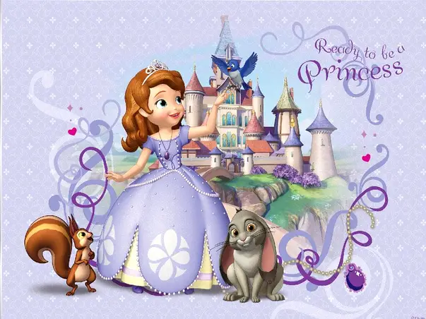 fototapet sofia intai ready to be a princess