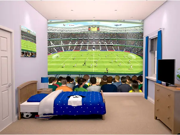 fototapet teren fotbal