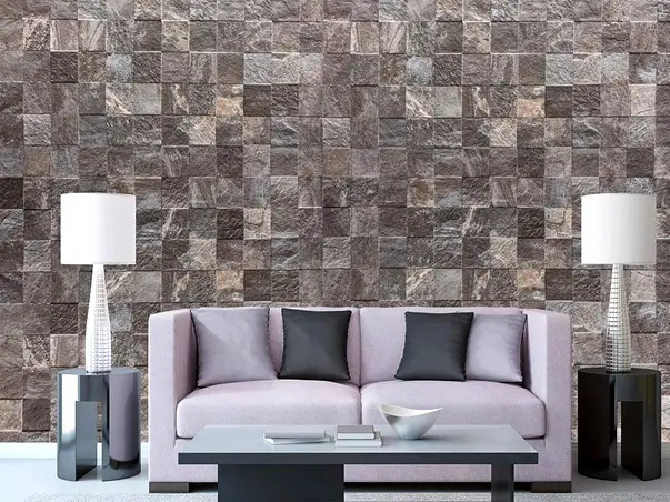 fototapet tile wall dimex piatra gri 375 250 cm