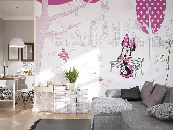 fototapet vlies minnie in paris