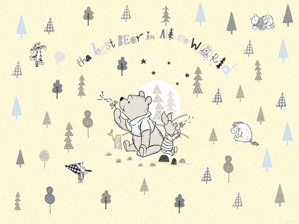 fototapet winnie the pooh best bear komar