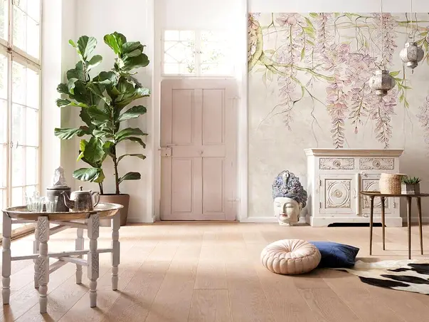 fototapet wisteria komar model floral lila 400 280