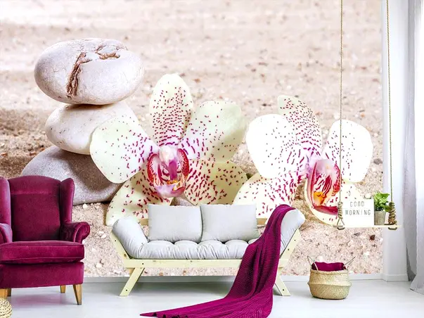 fototapet zen balance dimex model orhidee 375 250 cm