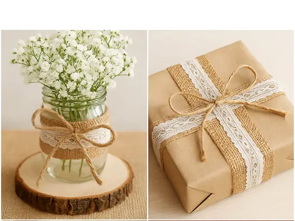 idei decor cu banda iuta