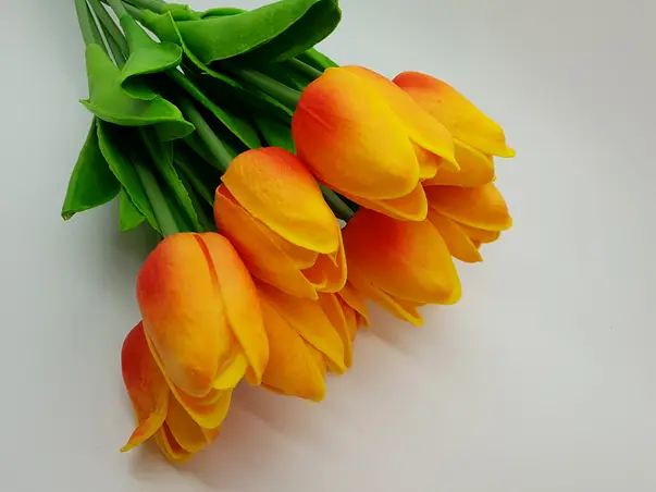 lalele artificiale portocalii