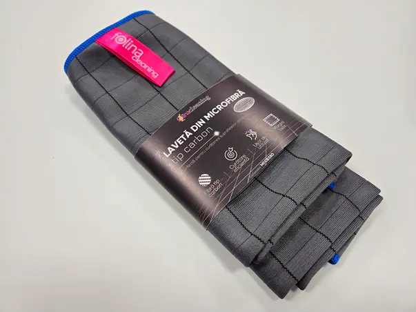 laveta din microfibra carbon pentru afisaje si suprafete din sticla 1