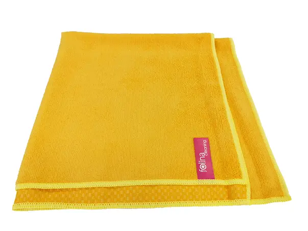 laveta microfibra folina cleaning galbena 40 40 cm