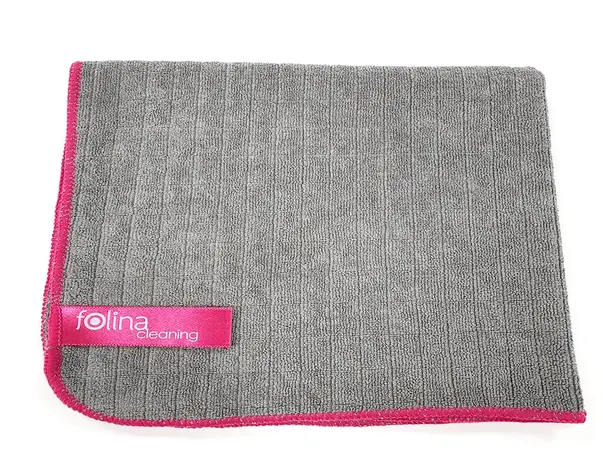 laveta microfibra pentru geamuri folina 40 40 cm gri