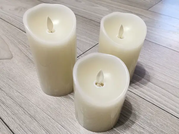 lumanari decorative set 3 bucati