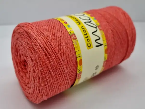 maccaroni cotton macrame somon