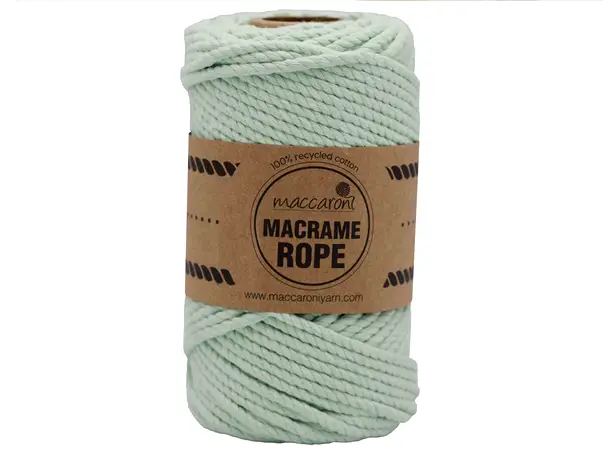 macrame rope 4 mm vernil