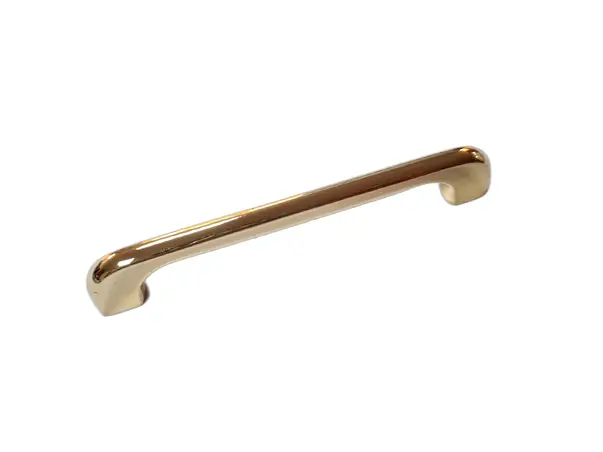 maner mobila metalic auriu lucios 128 mm