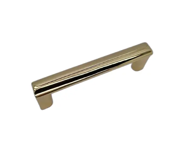 maner mobila metalic auriu lucios 96 mm