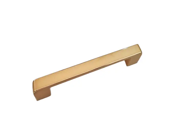 maner mobila metalic bej lucios cu margini aurii 128 mm