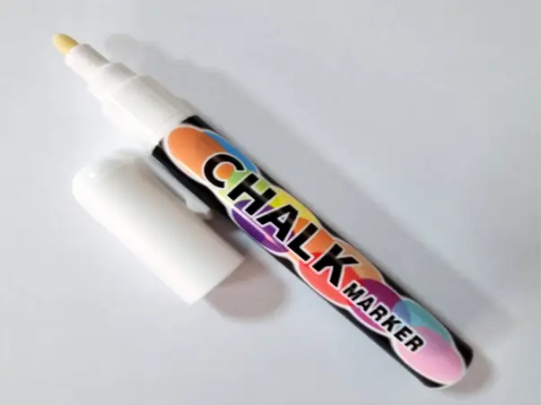 marker creta lichida alba