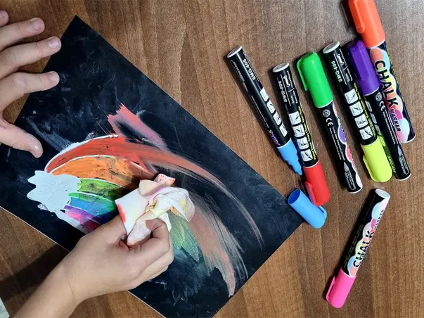 markere creta lichida colorata folina