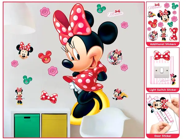 mega sticker disney minnie mouse