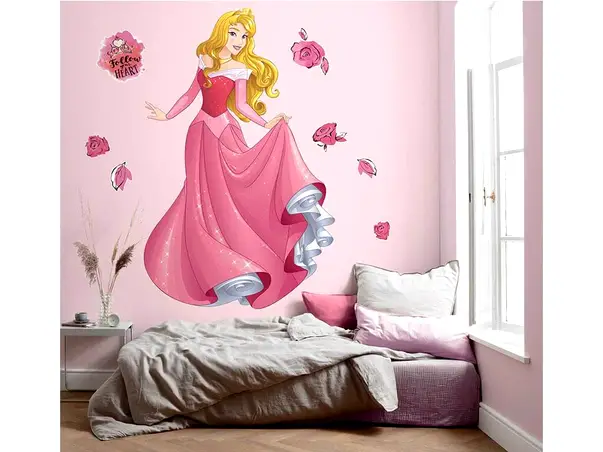 mega sticker printesa aurora komar set cu 8 stickere