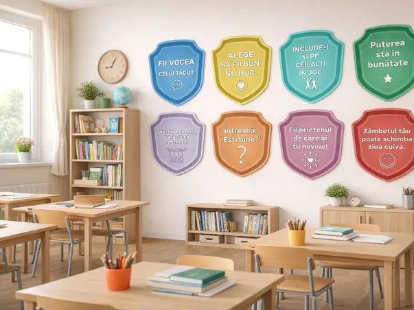 mesaje despre prietenie pe autocolante colorate
