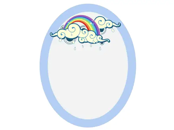 oglinda decorativa Curcubeu