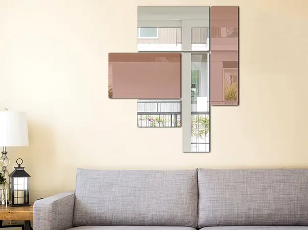 oglinda decorativa argintie imani