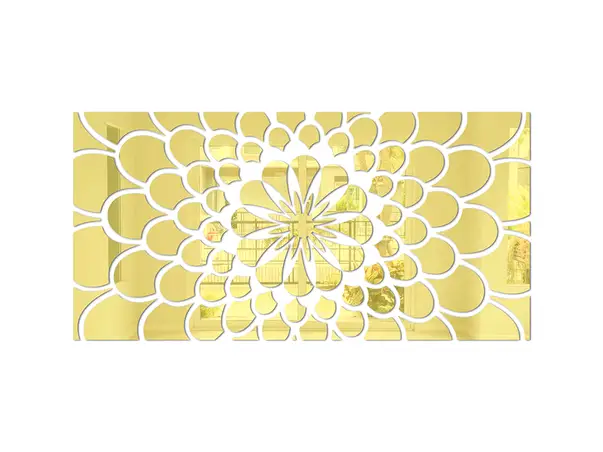 oglinda decorativa aurie model floare carla