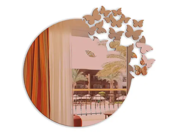 oglinda decorativa bronz butterfly rise