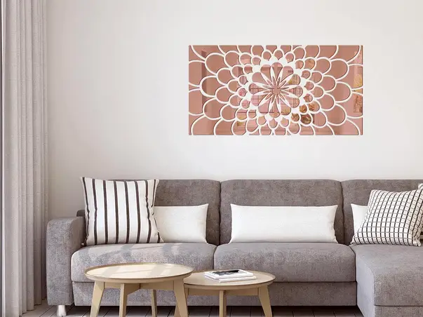 oglinda decorativa bronz carla