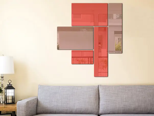 oglinda decorativa bronz imani