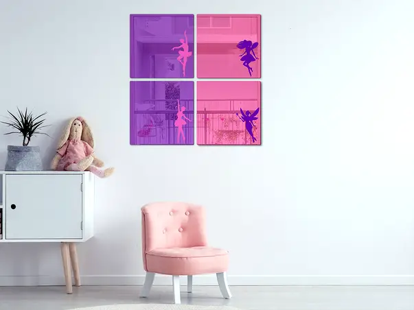 oglinda decorativa camera fetita balerine