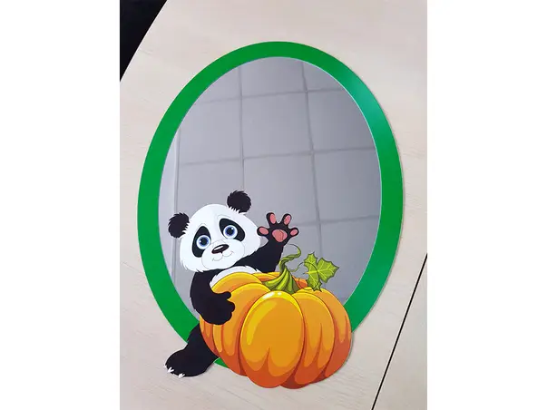 oglinda decorativa copii urs panda