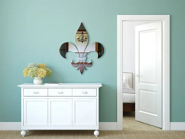 oglinda decorativa fleur de lis