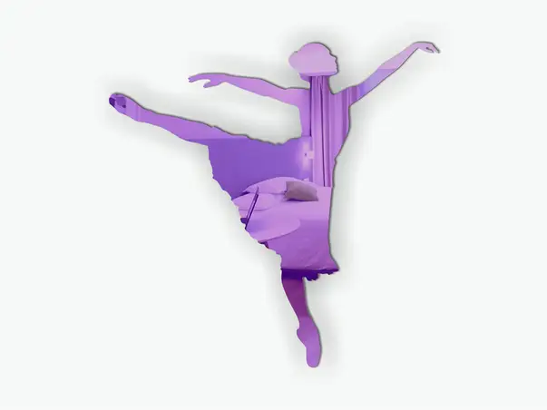 oglinda decorativa mov balerina